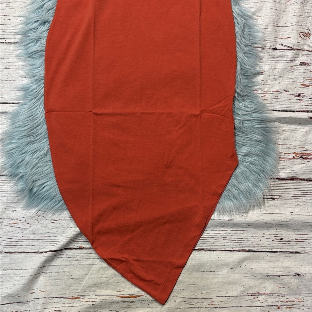 NWT Universal Standard Iconic Geneva Crew Neck Tank Dress Sun Fire - 4XS - Picture 7 of 9